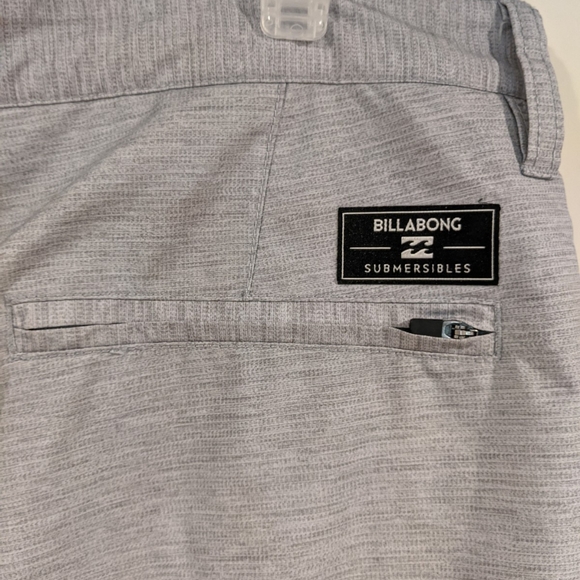 Billabong Submersibles Shorts Men's size 33 Gray Hybrid - Picture 6 of 6